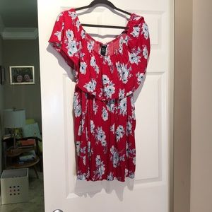 Torrid 4x ruffle off the shoulder shirt